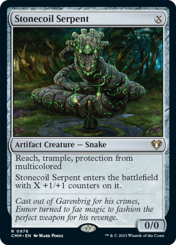 Stonecoil Serpent [Commander Masters] | Good Games Morley