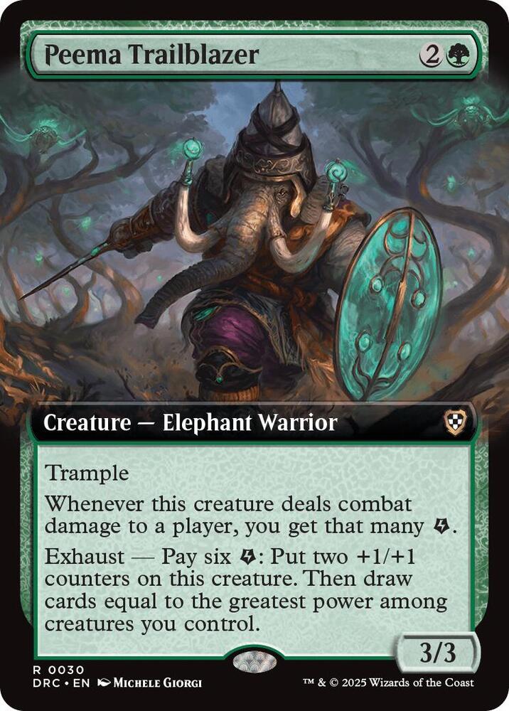 Peema Trailblazer 30/187 (Commander: Aetherdrift)  - Extended Art | Good Games Morley