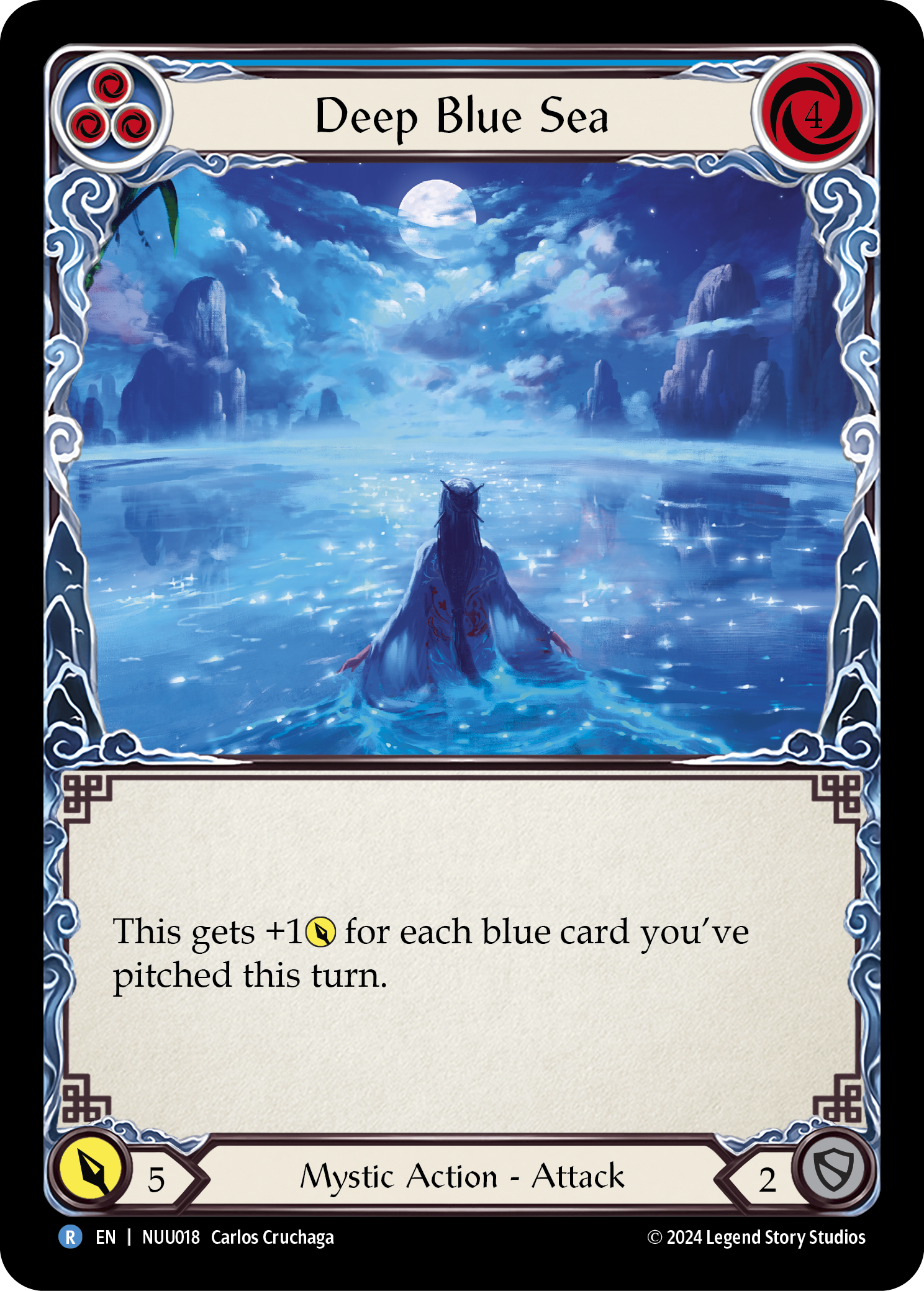 Deep Blue Sea [NUU018] (Part the Mistveil Nuu Blitz Deck) | Good Games Morley