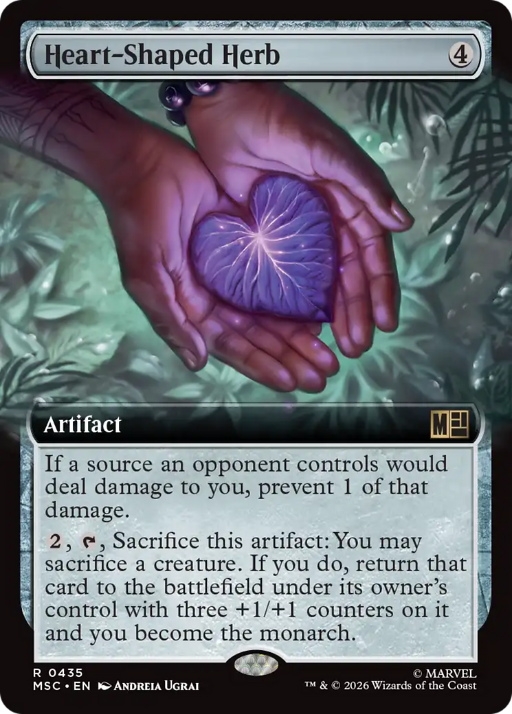 Heart-Shaped Herb (Extended Art) [Marvel Super Heroes Commander] | Good Games Morley