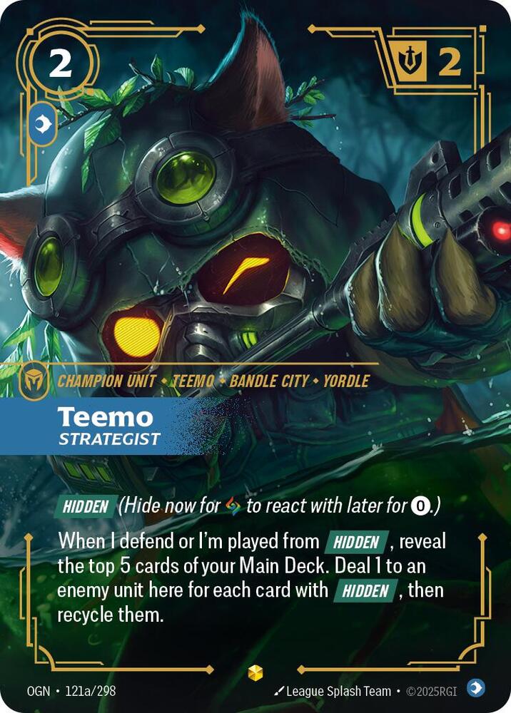 Teemo - Strategist 121a/298 (Origins)  - Foil | Good Games Morley