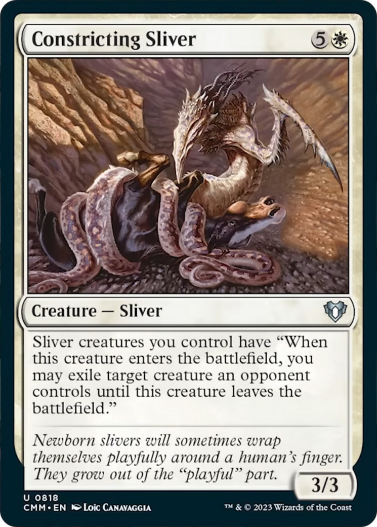 Constricting Sliver [Commander Masters] | Good Games Morley