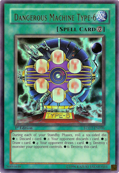 Dangerous Machine Type-6 [LODT-EN096] Ultra Rare | Good Games Morley