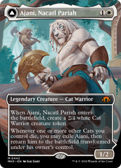 Ajani, Nacatl Pariah // Ajani, Nacatl Avenger (Borderless) [Modern Horizons 3] | Good Games Morley