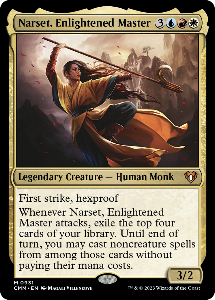 Narset, Enlightened Master [Commander Masters] | Good Games Morley