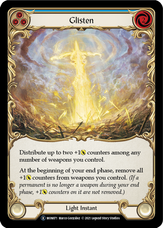Glisten (Blue) [U-MON071] (Monarch Unlimited)  Unlimited Normal | Good Games Morley