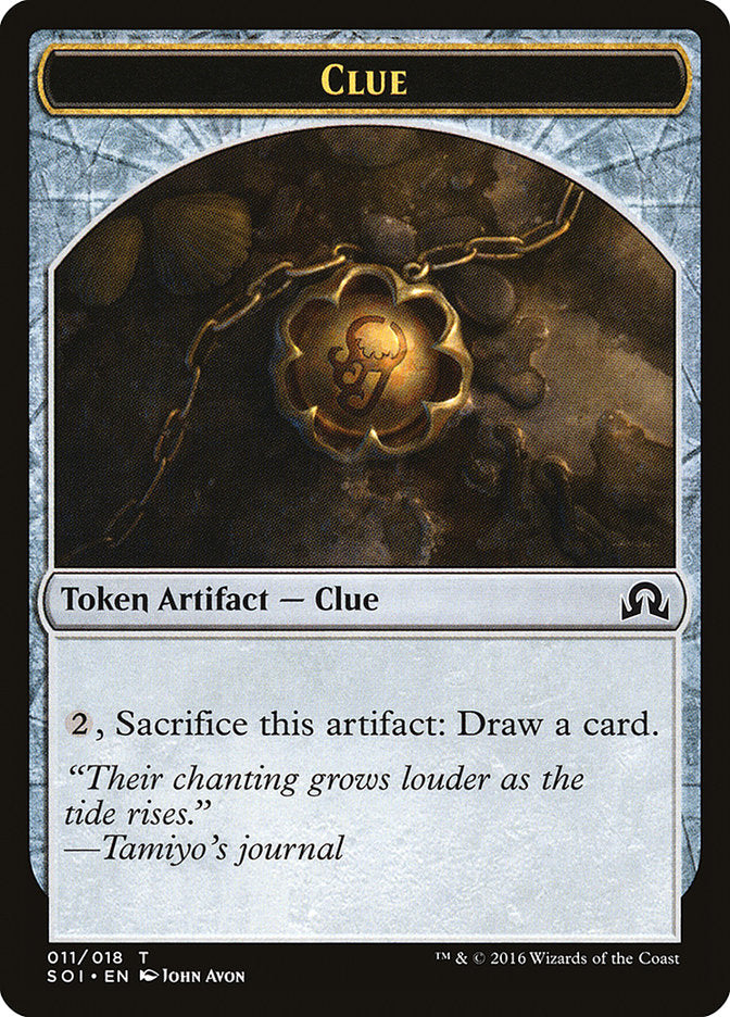 Clue Token (011/018) [Shadows over Innistrad Tokens] | Good Games Morley