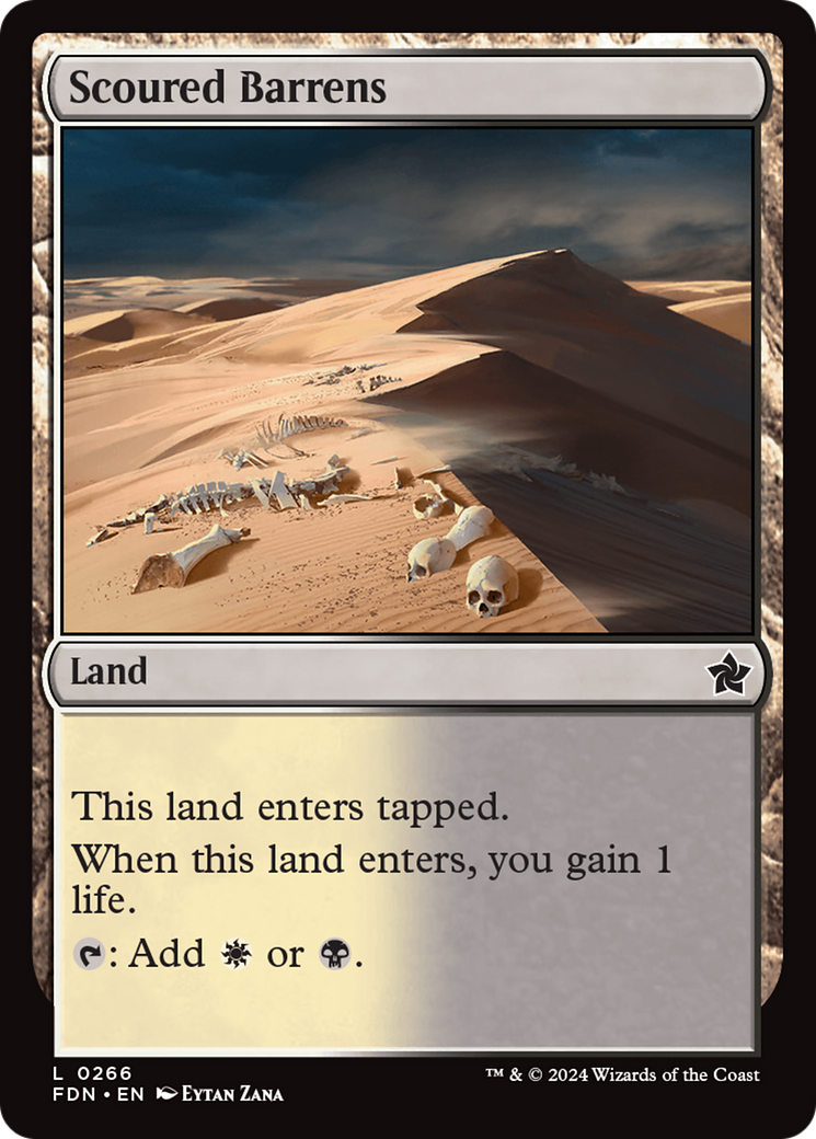Scoured Barrens [Foundations] | Good Games Morley