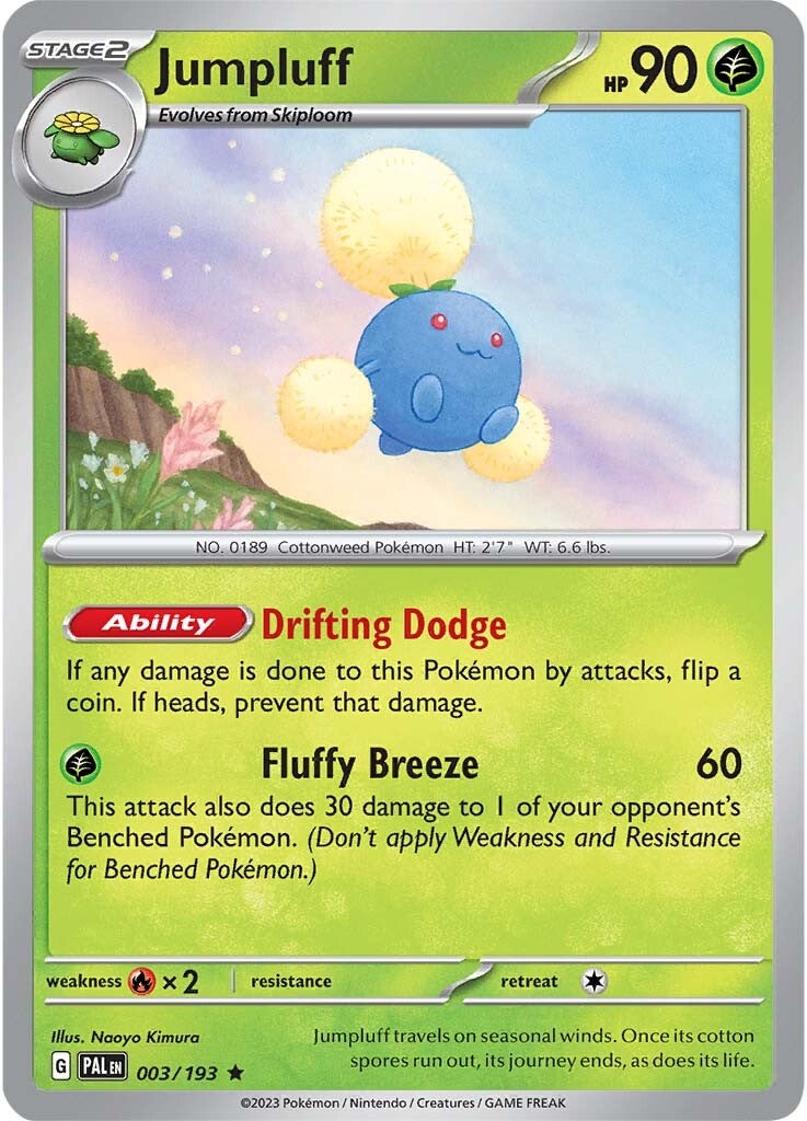 Jumpluff (003/193) [Scarlet & Violet: Paldea Evolved] | Good Games Morley