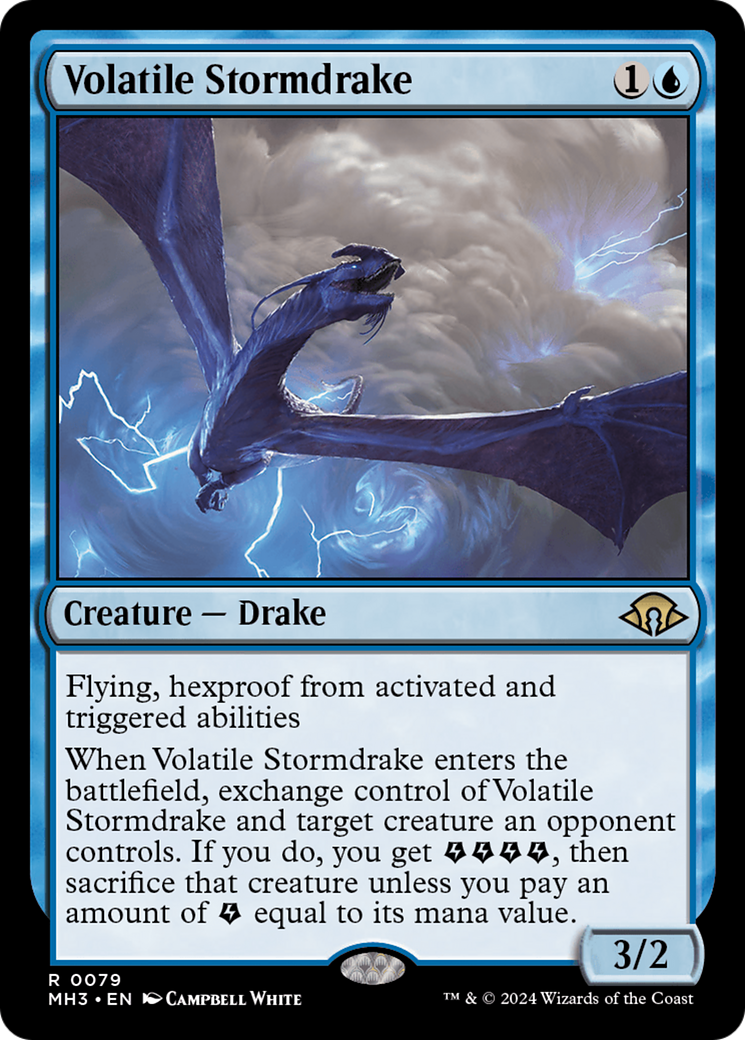 Volatile Stormdrake [Modern Horizons 3] | Good Games Morley