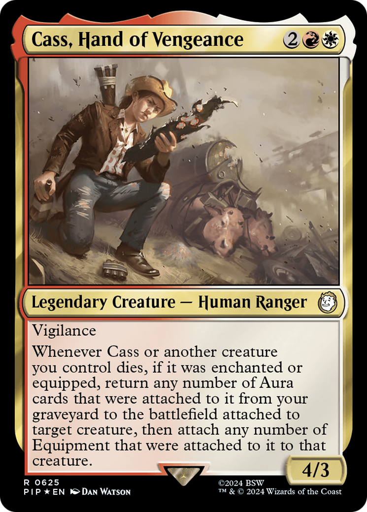 Cass, Hand of Vengeance (Surge Foil) [Fallout] | Good Games Morley