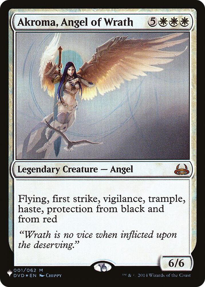 Akroma Angel of Wrath DVD-1/5075 (The List Reprints)  | Good Games Morley