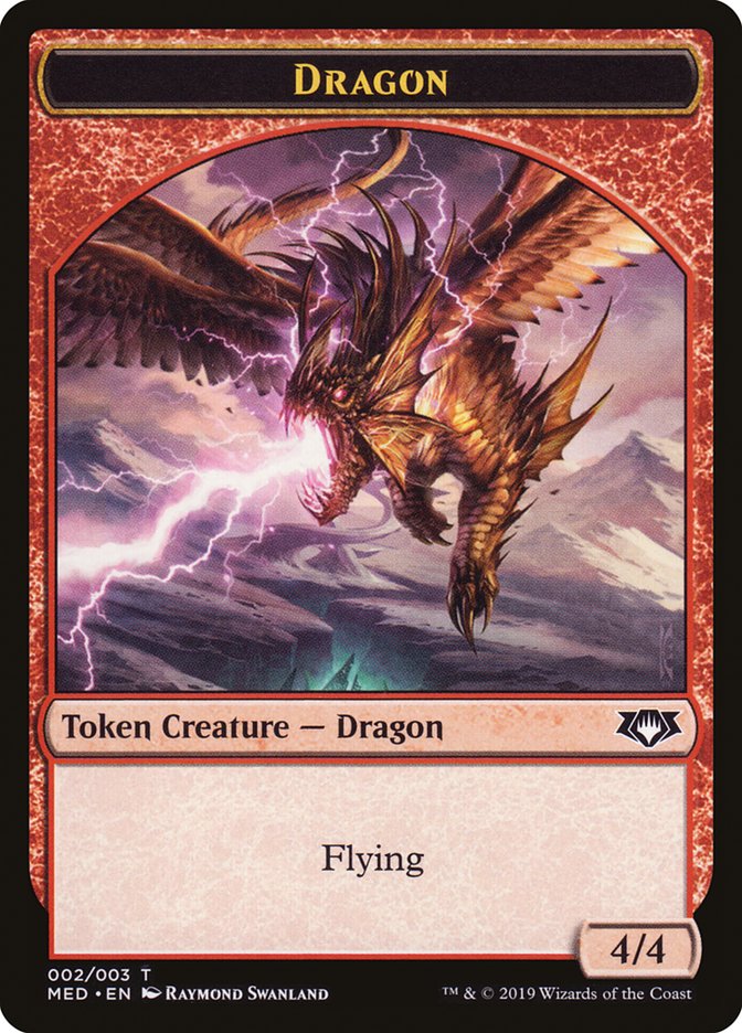 Dragon Token [Mythic Edition Tokens] | Good Games Morley