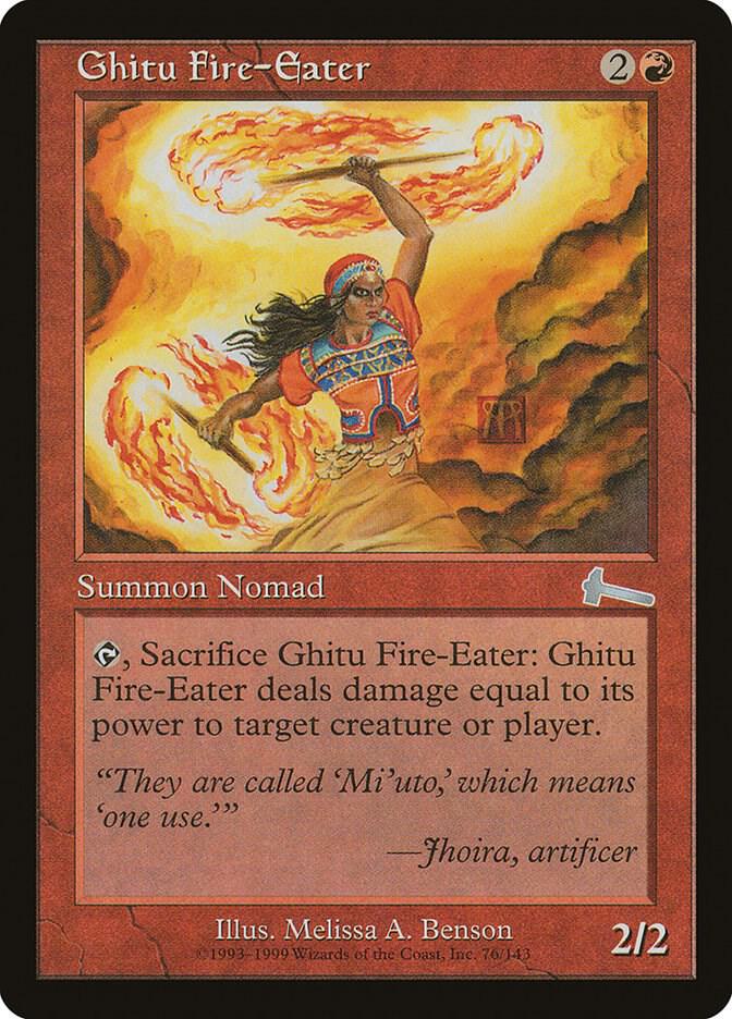 Ghitu Fire-Eater 76/143 (Urza's Legacy)  - Foil | Good Games Morley