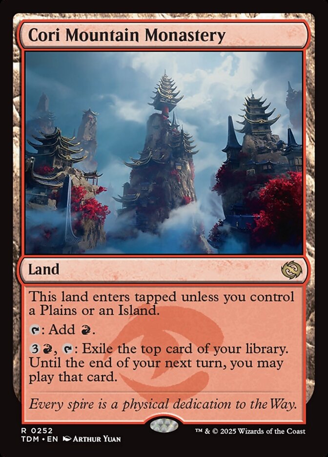 Cori Mountain Monastery 252 (Tarkir: Dragonstorm)  | Good Games Morley