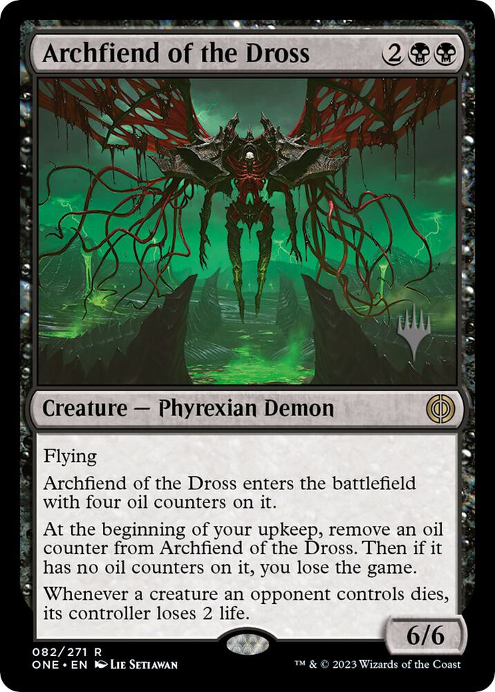 Archfiend of the Dross 82p/160 (Promo Pack: Phyrexia: All Will Be One)  - Foil | Good Games Morley