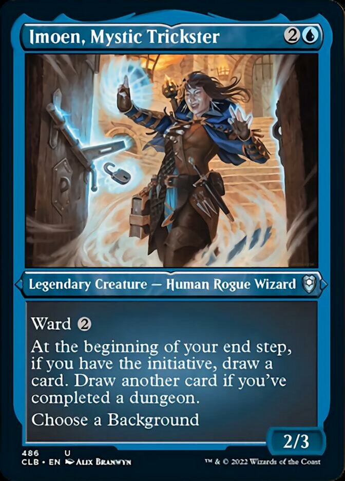 Imoen, Mystic Trickster (Foil Etched) [Commander Legends: Battle for Baldur's Gate] | Good Games Morley