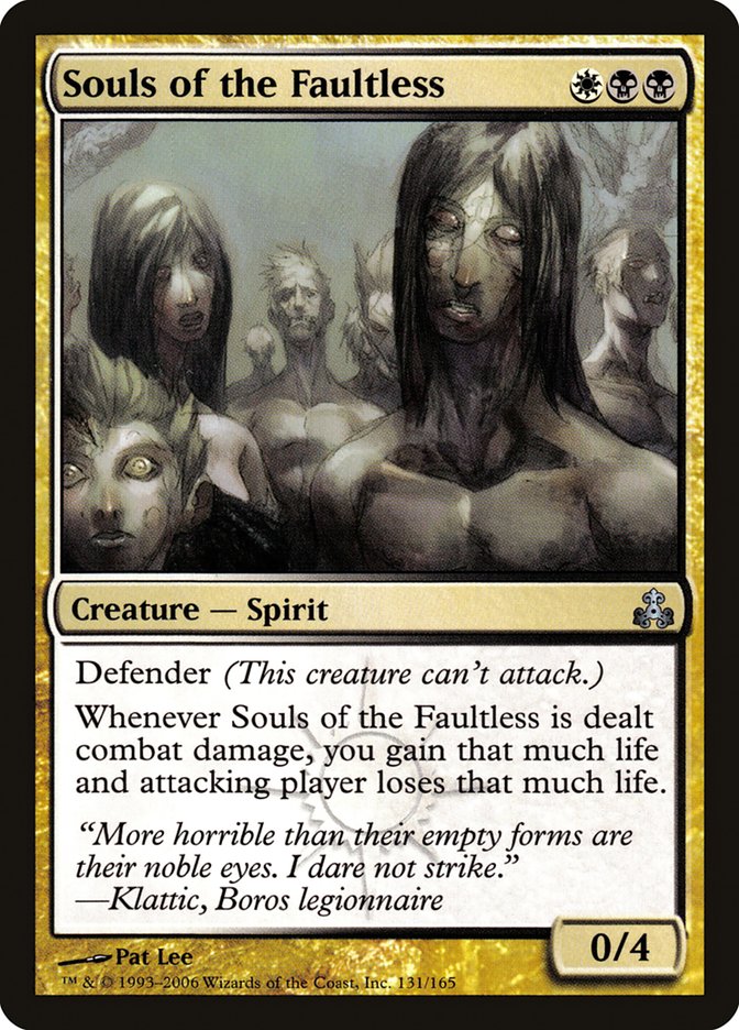 Souls of the Faultless 131/165 (Guildpact)  - Foil | Good Games Morley