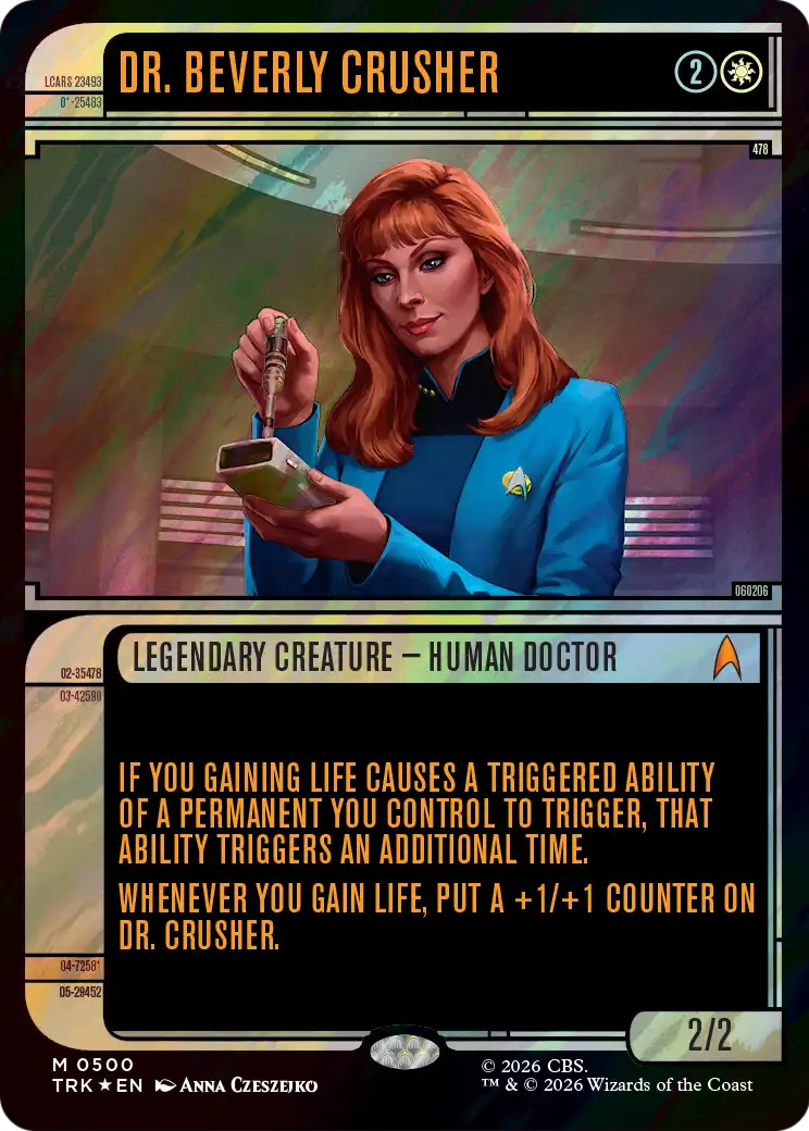 Dr. Beverly Crusher (Showcase) (Surge Foil) [Star Trek] | Good Games Morley