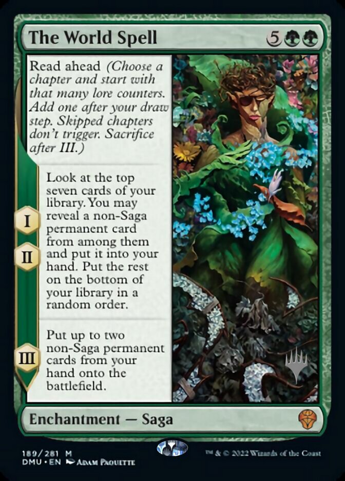 The World Spell (Promo Pack) [Dominaria United Promos] | Good Games Morley