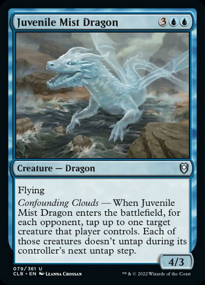 Juvenile Mist Dragon [Commander Legends: Battle for Baldur's Gate] | Good Games Morley