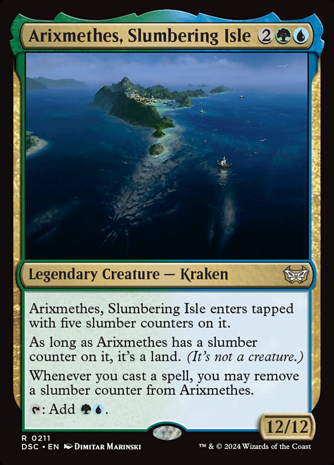 Arixmethes, Slumbering Isle 211 (Commander: Duskmourn: House of Horror)  | Good Games Morley