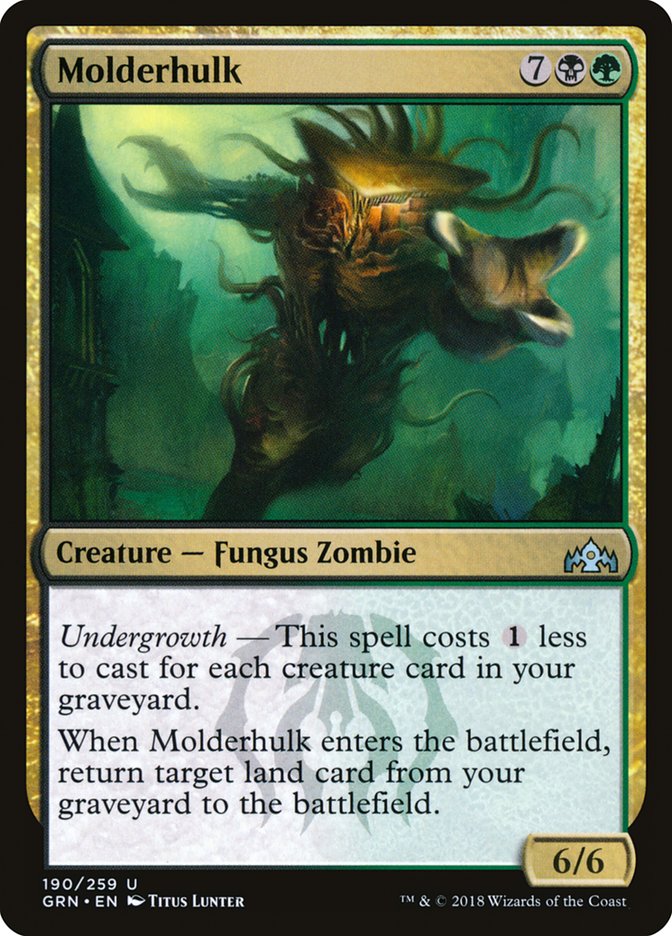 Molderhulk 190/259 (Guilds of Ravnica)  - Foil | Good Games Morley