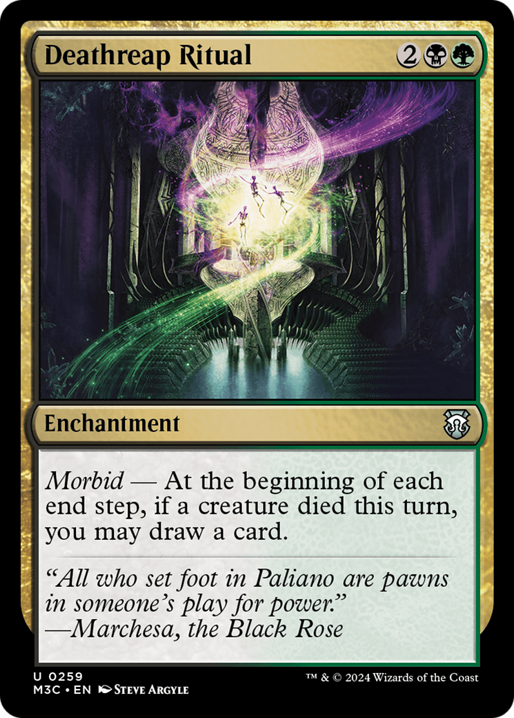 Deathreap Ritual (Ripple Foil) [Modern Horizons 3 Commander] | Good Games Morley