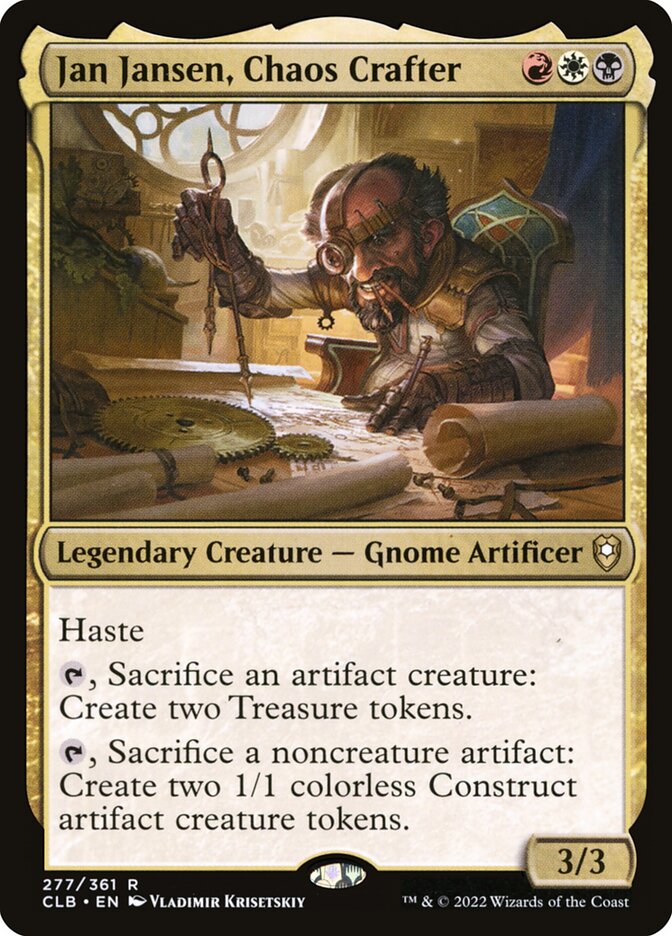 Jan Jansen Chaos Crafter 277 (Commander Legends: Battle for Baldur's Gate)  | Good Games Morley