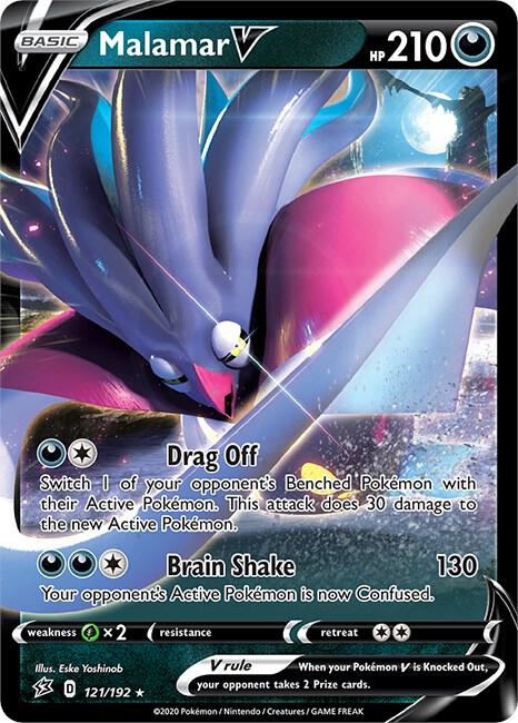 Malamar V 121/192 (SWSH02: Rebel Clash)  - Holofoil | Good Games Morley