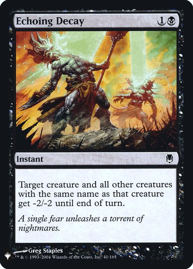 Echoing Decay DST-41/5075 (The List Reprints)  - Foil | Good Games Morley