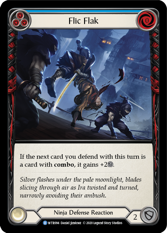 Flic Flak (Blue) [U-WTR094] (Welcome to Rathe Unlimited)  Unlimited Rainbow Foil | Good Games Morley