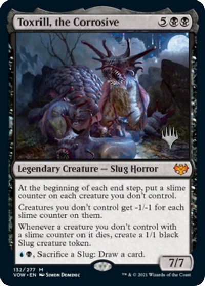 Toxrill, the Corrosive (Promo Pack) [Innistrad: Crimson Vow Promos] | Good Games Morley