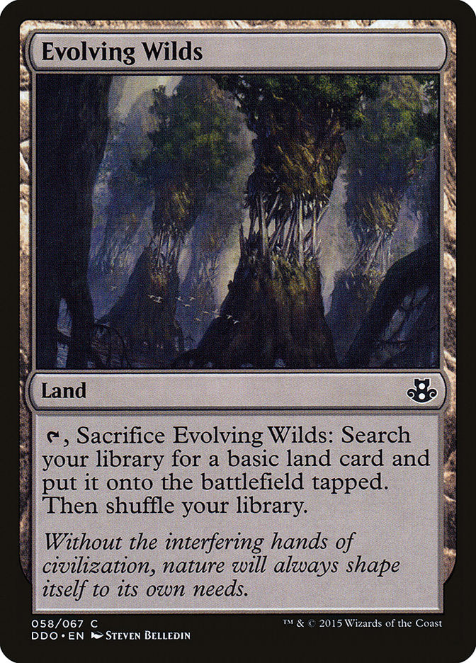 Evolving Wilds [Duel Decks: Elspeth vs. Kiora] | Good Games Morley