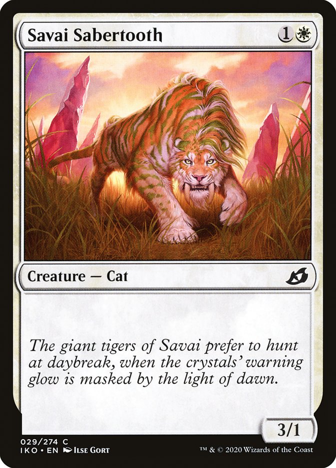 Savai Sabertooth [Ikoria: Lair of Behemoths] | Good Games Morley