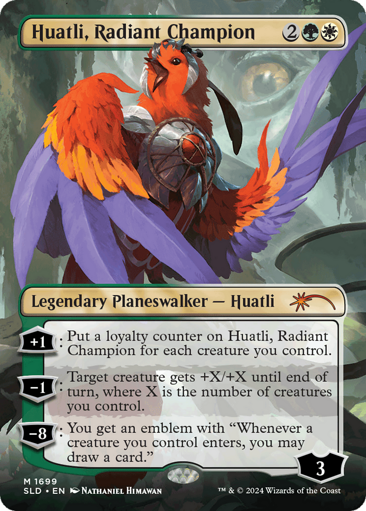 Huatli, Radiant Champion (Rainbow Foil) [Secret Lair Drop Series] | Good Games Morley