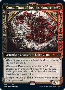 Kroxa, Titan of Deaths Hunger 225 (Secret Lair Drop Series)  - Showcase | Good Games Morley