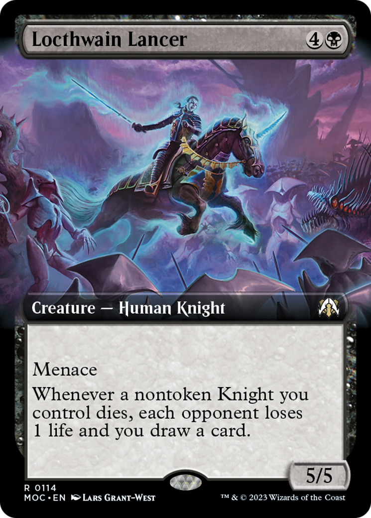 Locthwain Lancer (Extended Art) [March of the Machine Commander] | Good Games Morley