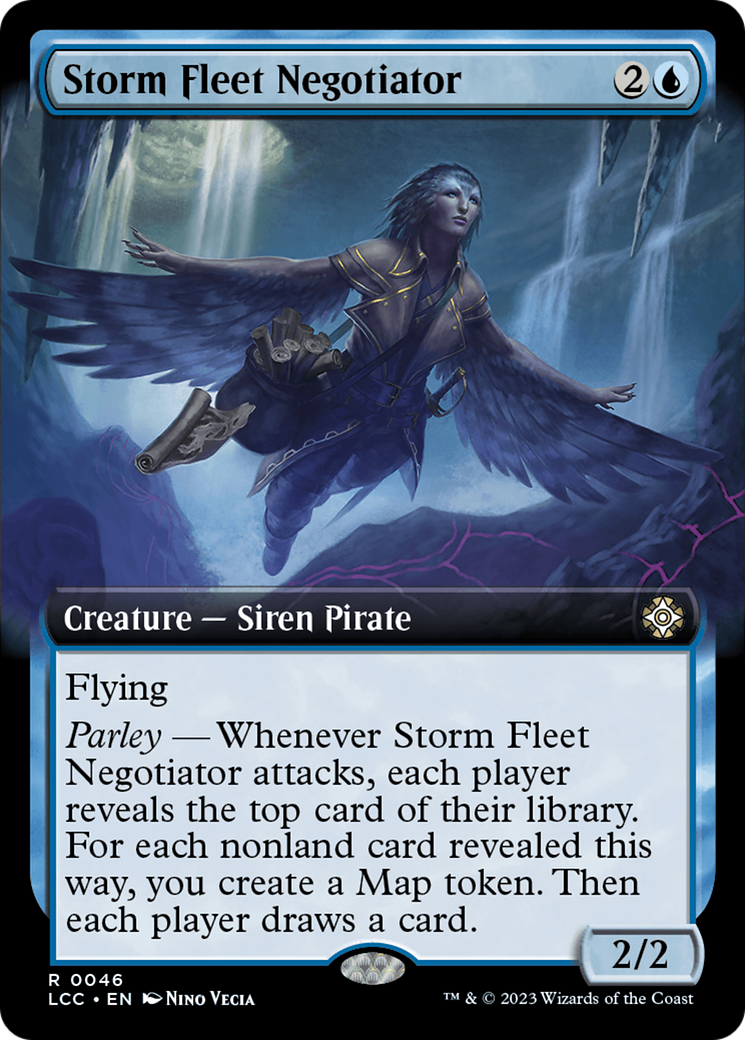 Storm Fleet Negotiator (Extended Art) [The Lost Caverns of Ixalan Commander] | Good Games Morley
