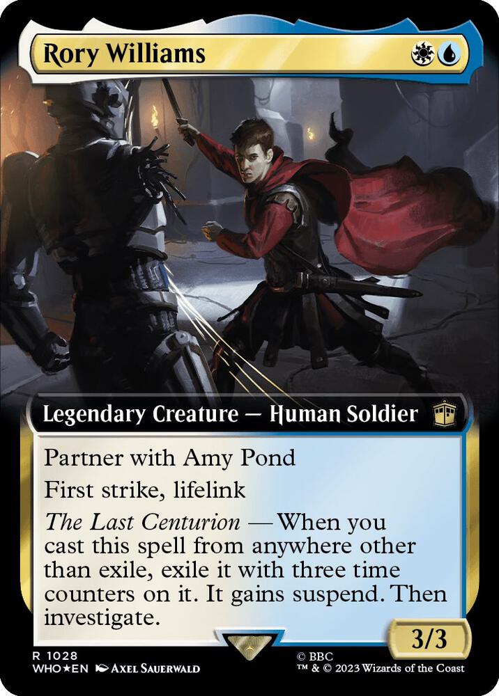 Rory Williams 1028/331 (Universes Beyond: Doctor Who)  - Extended Art Surge Foil | Good Games Morley