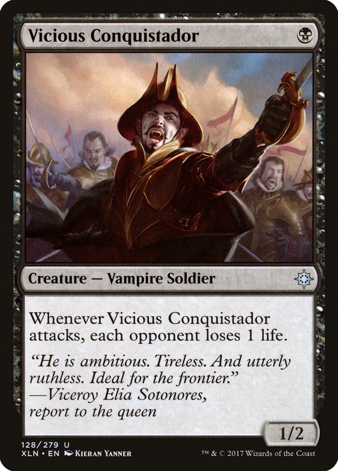 Vicious Conquistador 128/279 (Ixalan)  - Foil | Good Games Morley