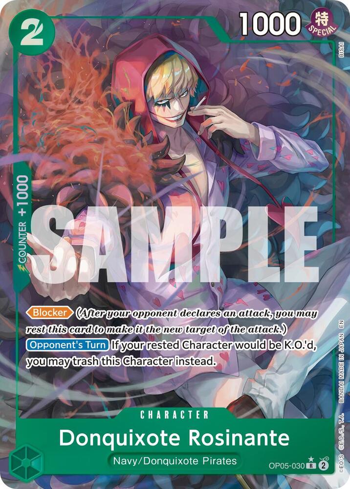 Donquixote Rosinante OP05-030 (Premium Booster -The Best- Vol. 2)  - Alternate Art Foil | Good Games Morley