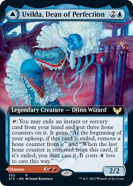 Uvilda Dean of Perfection Extended Art 332 (Strixhaven: School of Mages)  - Foil | Good Games Morley