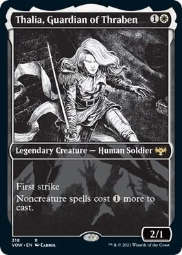 Thalia Guardian of Thraben Showcase 318 (Innistrad: Crimson Vow)  - Foil | Good Games Morley