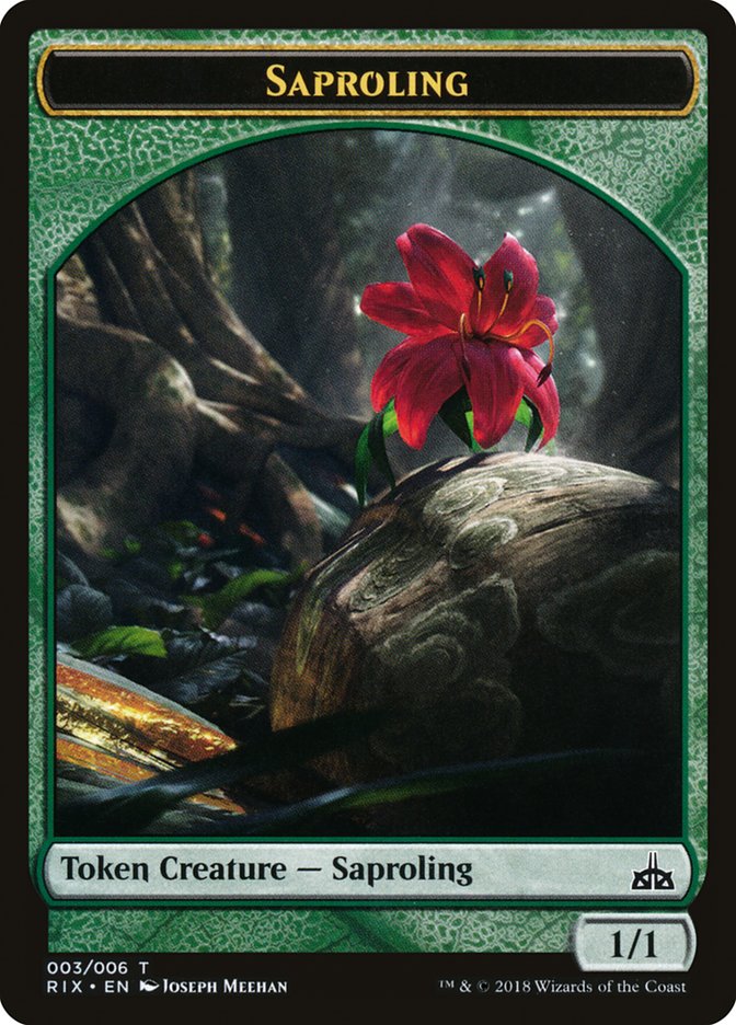 Saproling Token [Rivals of Ixalan Tokens] | Good Games Morley