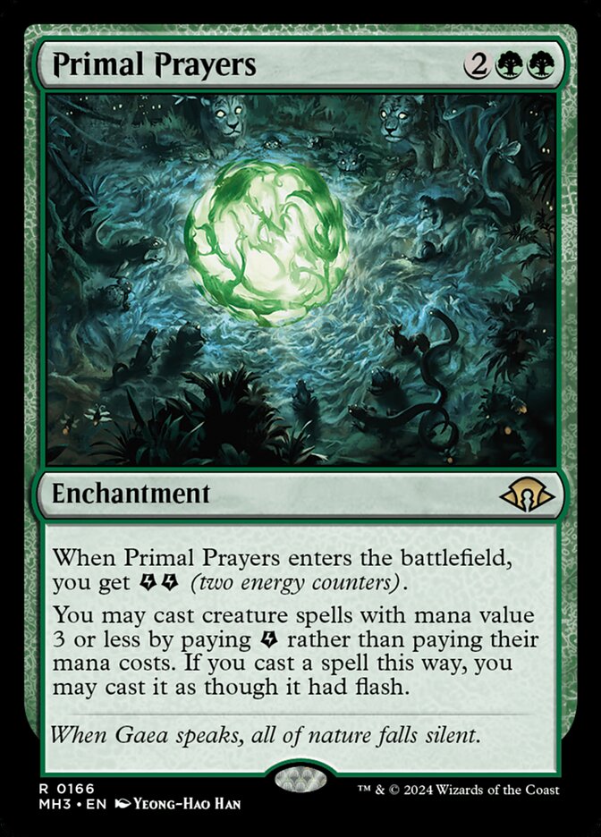 Primal Prayers 166/319 (Modern Horizons 3)  | Good Games Morley