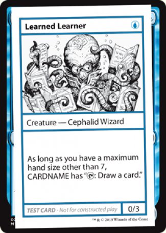 Learned Learner (2021 Edition) [Mystery Booster Playtest Cards] | Good Games Morley
