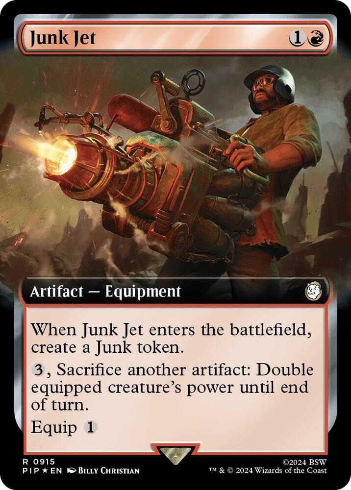 Junk Jet 915/326 (Universes Beyond: Fallout)  - Extended Art Surge Foil | Good Games Morley