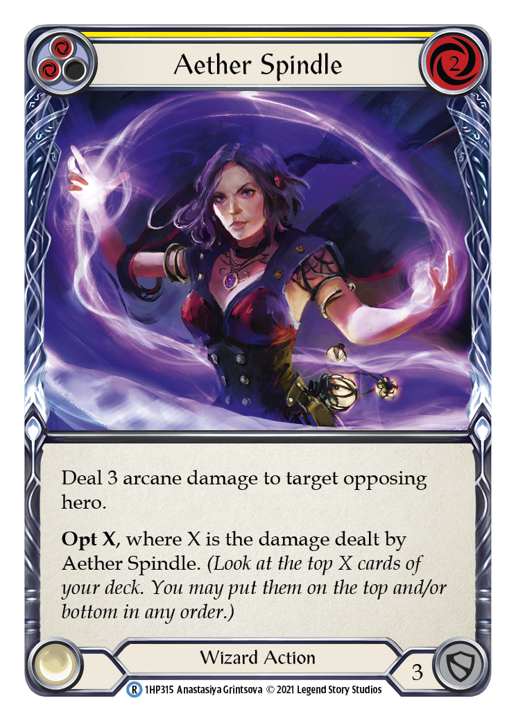 Aether Spindle (Yellow) [1HP315] (History Pack 1) | Good Games Morley