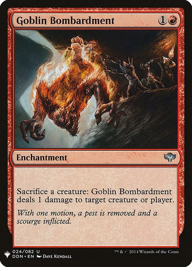 Goblin Bombardment 24 (The List Reprints)  | Good Games Morley